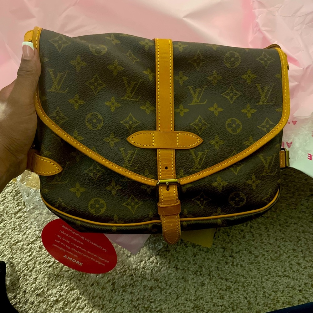 *AUTHENTIC* Louis Vuitton Vintage Saumur 30 Messenger Shoulder Bag - Picture 3 of 8